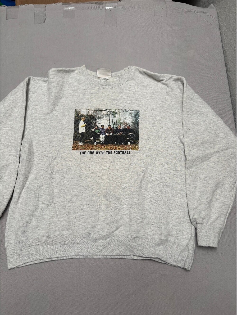 Friends TV Show Crewneck Thanksgiving Football Geller Bowl M